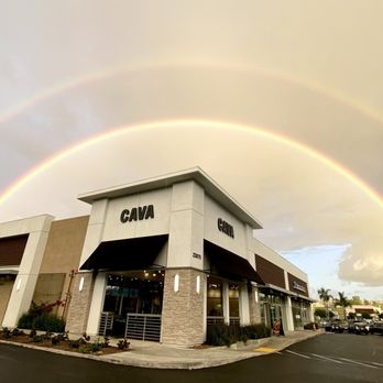 CAVA - Building (+ double rainbow) - Mediterranean Near Me - Laguna Niguel, California