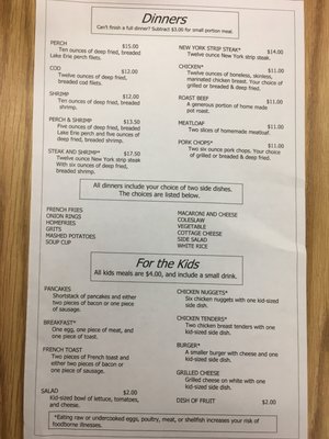 Menu photo 3 KT's Diner Toledo, OH