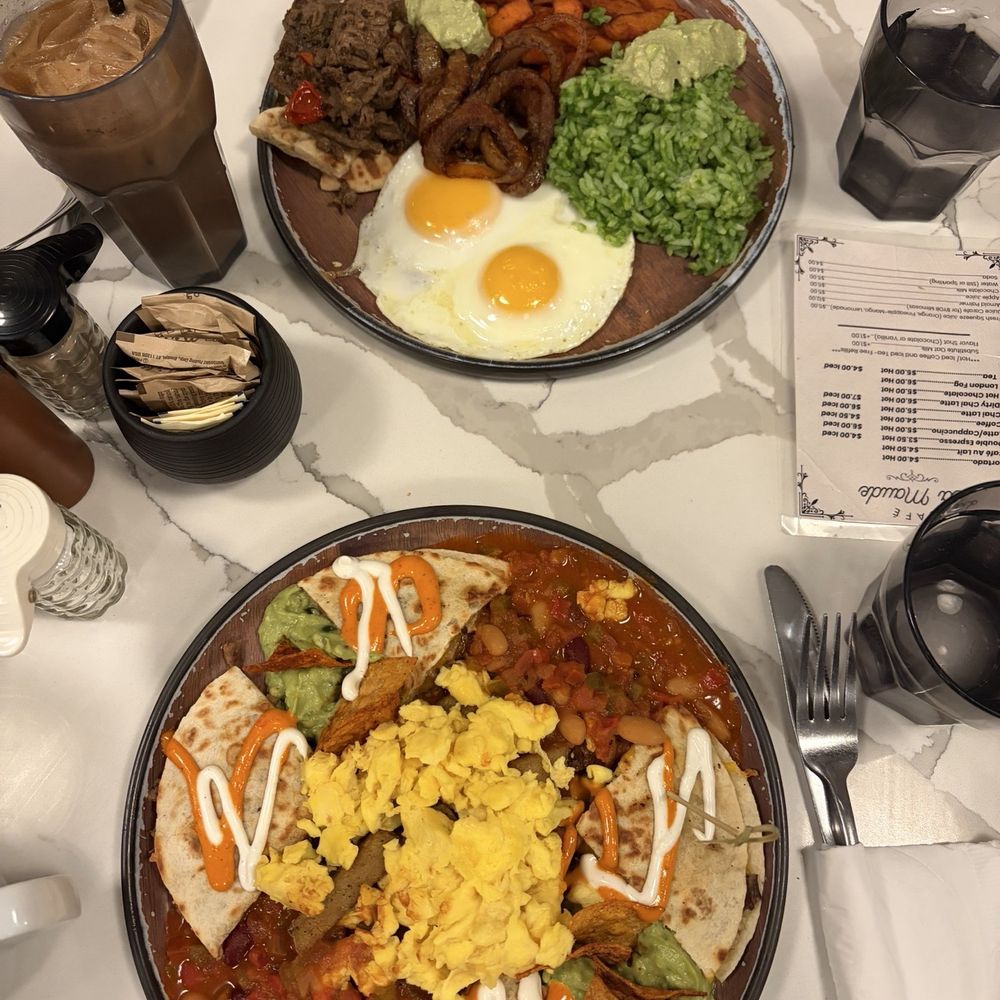 Cafe La Maude - Brisket Huevos Rancheros and Shawarma - Cafes Near Me - Philadelphia, Pennsylvania
