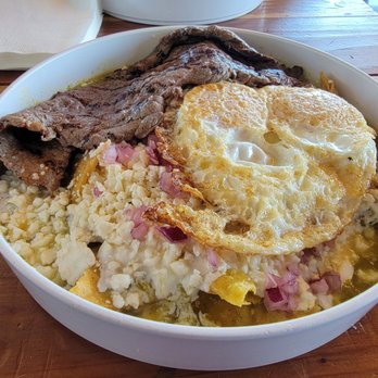 Taquearte California - Chilaquiles with steak and eggs - Mexican Near Me - Pico Rivera, California