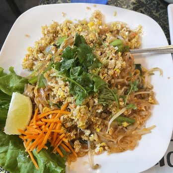 Jitlada - Pad Thai Tamarind with Spicy Crab Meat - Thai Near Me - Los Angeles, California Jitlada - Pad Thai Tamarind with Spicy Crab Meat - Thai Near Me - Los Angeles, California