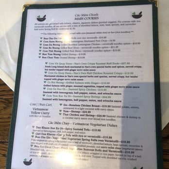 Pho Van’s - Menu 1 - Vietnamese Near Me - Schenectady, New York