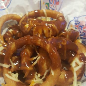 AllStar Wings and Ribs - Onion rings poutine! - Chicken Wings Near Me - Pickering, Ontario AllStar Wings and Ribs - Onion rings poutine! - Chicken Wings Near Me - Pickering, Ontario