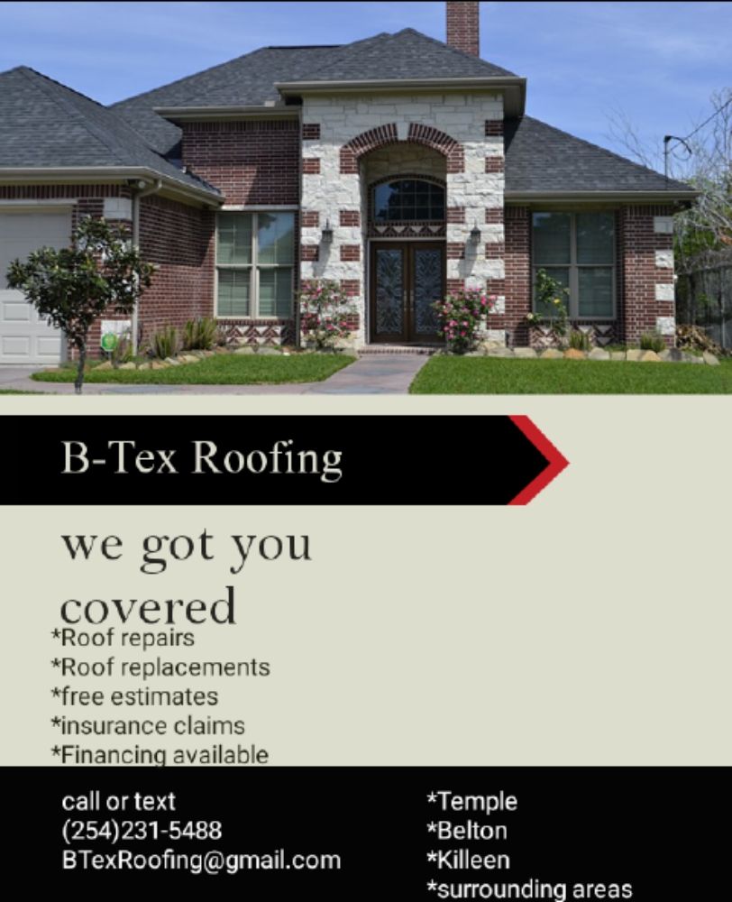 Slide of B-Tex Roofing