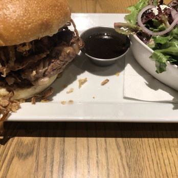Milestones - Prime rib sandwich, closeup. - Canadian (New) Near Me - Niagara Falls, Ontario