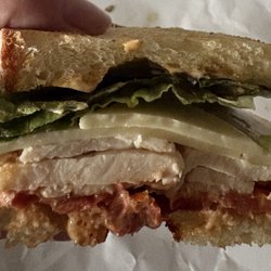 White Heron Tea & Coffee - Turkey Cheddar Roasted Tomato on Toasted Sourdough
