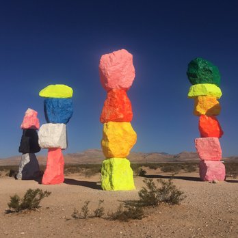 Seven Magic Mountains - Public Art Near Me - Las Vegas, Nevada Seven Magic Mountains - Public Art Near Me - Las Vegas, Nevada