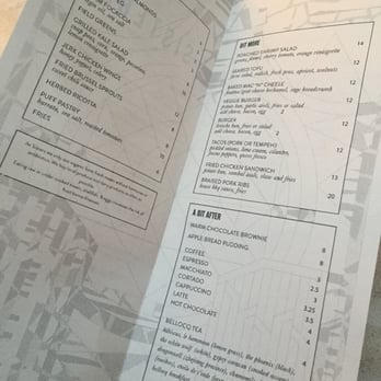 Sisters - Menu - Music Venues Near Me - Brooklyn, New York