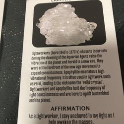 Angel Light Books - Crystal blessing cards