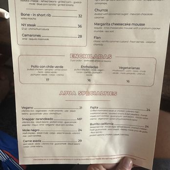 Ajua Mexican Kitchen & Bar - Menu - New Mexican Cuisine Near Me - Jacksonville Beach, Florida Ajua Mexican Kitchen & Bar - Menu - New Mexican Cuisine Near Me - Jacksonville Beach, Florida