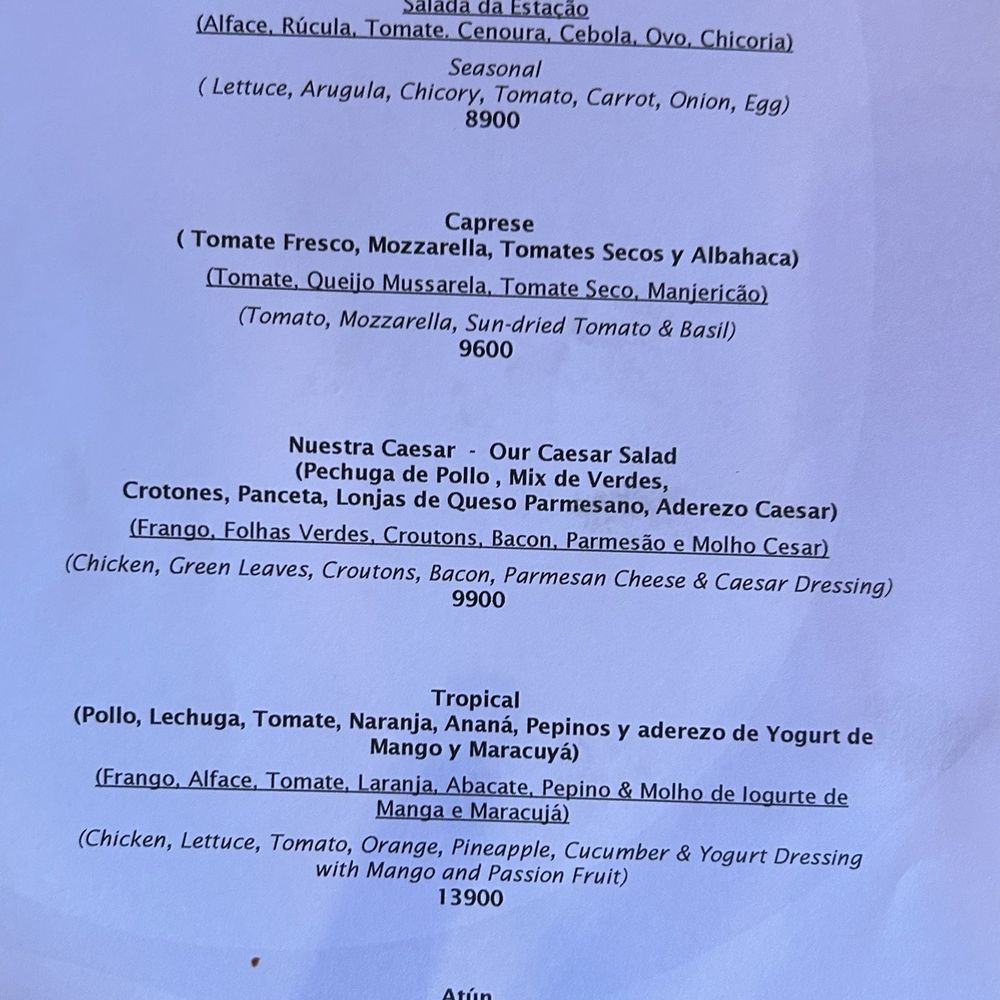 Aqva Restaurant - Salads - Argentine Near Me - Puerto Iguazú, N