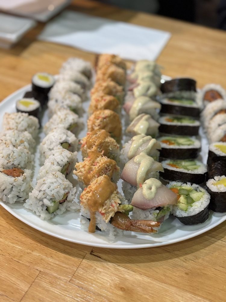 Food from The Sit Down Cafe & Sushi Bar