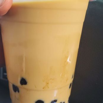 Grateful Bagel - Lavender latte with boba. - Bagels Near Me - Sebastopol, California Grateful Bagel - Lavender latte with boba. - Bagels Near Me - Sebastopol, California