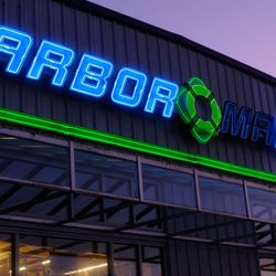 Harbor Marine Maintenance & Supply - outside, neon