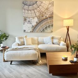 Home goods - Throw pillows and throw with plant pots all bought here. Great price.  Love how it turned out!! Magazine pic. :)))