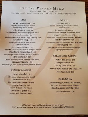 Menu photo 4 Pluckemin Inn Bedminster, NJ Menu photo 4 Pluckemin Inn Bedminster, NJ