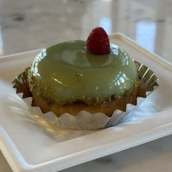 Mozart Bakery - Pistachio raspberry tart
