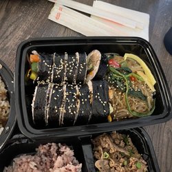 K-Deli - Bulgogi Beef Kimbob with japchae