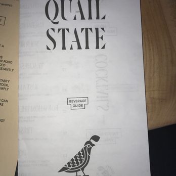 Quail State - Cocktail Bars Near Me - Fresno, California Quail State - Cocktail Bars Near Me - Fresno, California