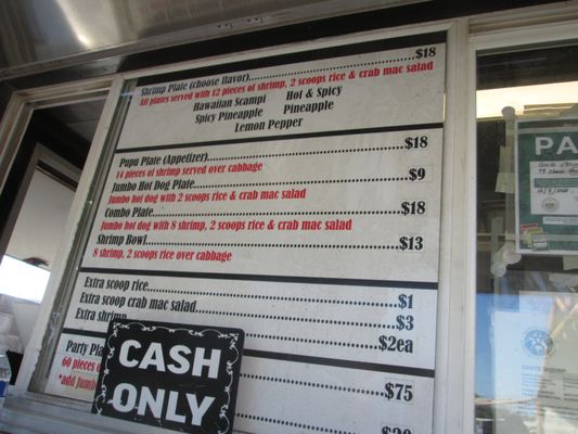 Menu photo 3 Geste Shrimp Truck Kahului, HI