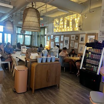 Salty Bottle & Brew  - Small inside - Wine Tasting Room Near Me - Rosemary Beach, Florida