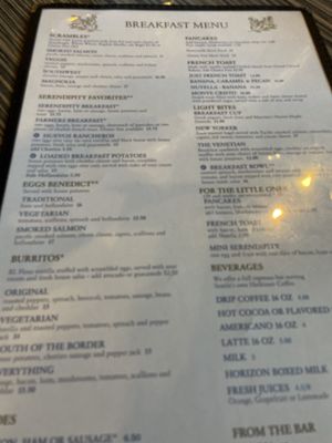 Menu photo 1 Serendipity Cafe and Lounge Seattle, WA Menu photo 1 Serendipity Cafe and Lounge Seattle, WA