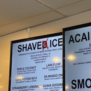 Wailua Shave Ice - Shaved Ice Near Me - Kapaa, Hawaii
