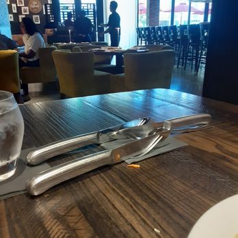 Q1227 Restaurant - Pretty cool how they placed the utensils brought over to us later - New American Near Me - Roseville, California Q1227 Restaurant - Pretty cool how they placed the utensils brought over to us later - New American Near Me - Roseville, California