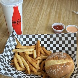 Classic burger combo! Classic burger combo!