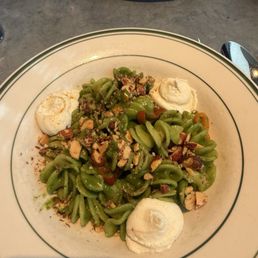 Pesto fusilli Pesto fusilli