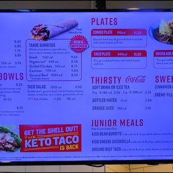 Jimboy's Tacos - Besides tacos, Jimboy's offers burritos, salads, combo plates, drinks and selections for the 12 and under crowd - Mexican Near Me - Roseville, California