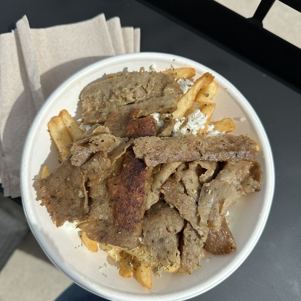 Beef and lamb loaded fries Beef and lamb loaded fries