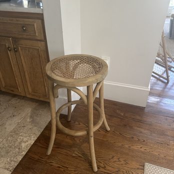 Looney & Sons Upholstery - I need a price to cane this stool. It has 64 little holes on the top - Furniture Reupholstery Near Me - Fairfax, Virginia Looney & Sons Upholstery - I need a price to cane this stool. It has 64 little holes on the top - Furniture Reupholstery Near Me - Fairfax, Virginia
