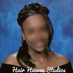 Hair Heaven Studios - Updo w/ Natural Sew-In (Full Head)