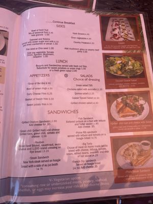 Menu photo 1 The Cabin Montrose, CO