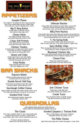 Menu photo 2 The Pint House Knoxville, TN Menu photo 2 The Pint House Knoxville, TN