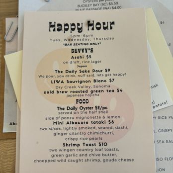 Cured Fish Bar - Happy hour menu - Japanese Near Me - Livermore, California Cured Fish Bar - Happy hour menu - Japanese Near Me - Livermore, California