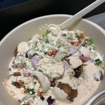 CAVA - Falafel, basmati rice, siracha yogurt and every veggie - Mediterranean Near Me - New York, New York