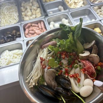 Imix Hot Pot - Build your own pho bowl - Chinese Near Me - Duluth, Georgia