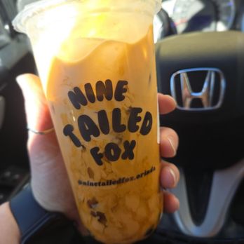 Nine Tailed Fox - Thai Milk Tea w/ Boba - Bubble Tea Near Me - Orinda, California