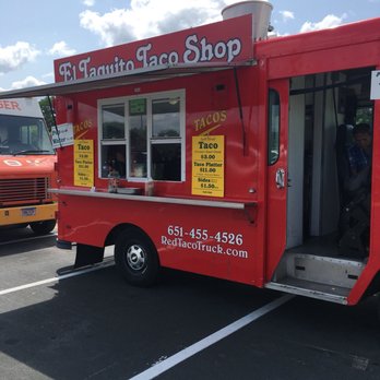 El Taquito Taco Shop - Truck with the menus. - Mexican Near Me - Saint Paul, Minnesota