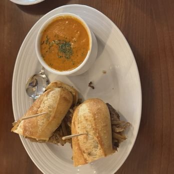 The Bourbon Pear - New York Steak French Dip - Southern Near Me - Livermore, California The Bourbon Pear - New York Steak French Dip - Southern Near Me - Livermore, California