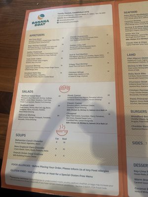 Menu photo 3 Banana Boat Boynton Beach, FL