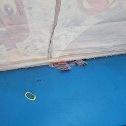 Air Fair Entertainment - Left over trash. Clearly wasn't cleaned