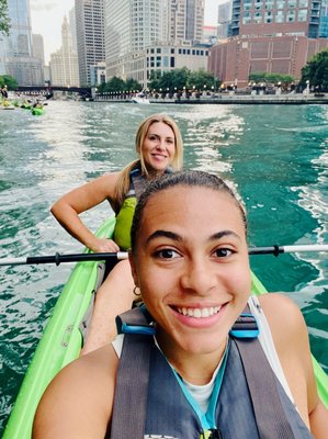 Urban Kayaks on the Chicago River by null