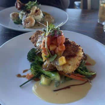 The Fish Hopper - Parmesan Crusted Halibut - Seafood Near Me - Monterey, California