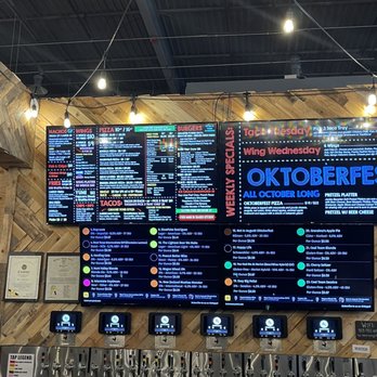 B.C. Brewery - The menu!! - Breweries Near Me - Hunt Valley, Maryland