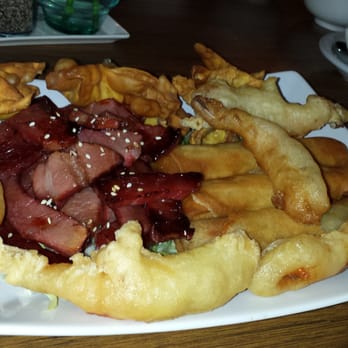 Ho - Wah - Battered shrimp. Egg rolls. Bbq pork. And crab wantons. - Chinese Near Me - Marina, California Ho - Wah - Battered shrimp. Egg rolls. Bbq pork. And crab wantons. - Chinese Near Me - Marina, California