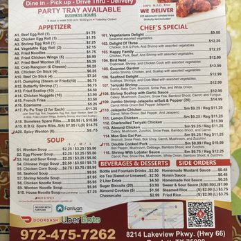 China Lake Chinese Restaurant - Menu - Chinese Near Me - Rowlett, Texas China Lake Chinese Restaurant - Menu - Chinese Near Me - Rowlett, Texas