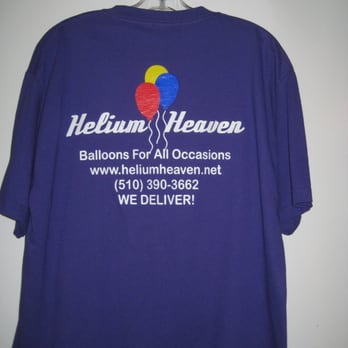 Original Screen Print - Helium Heaven Shirt (Back View) - Graphic Design Near Me - Hayward, California Original Screen Print - Helium Heaven Shirt (Back View) - Graphic Design Near Me - Hayward, California